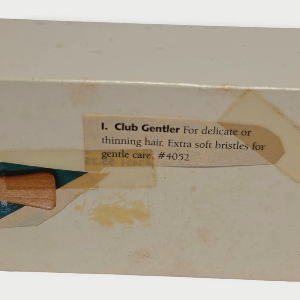 NEW Vintage FULLER Hair Brush Nylon Blonde Bristle 9 Rows‎ 6.5